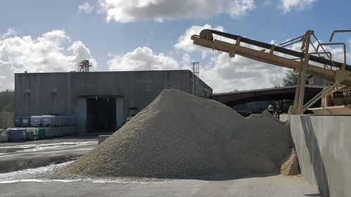 Reclaimed Sand And Aggregate From The Redi-Wash Washout System